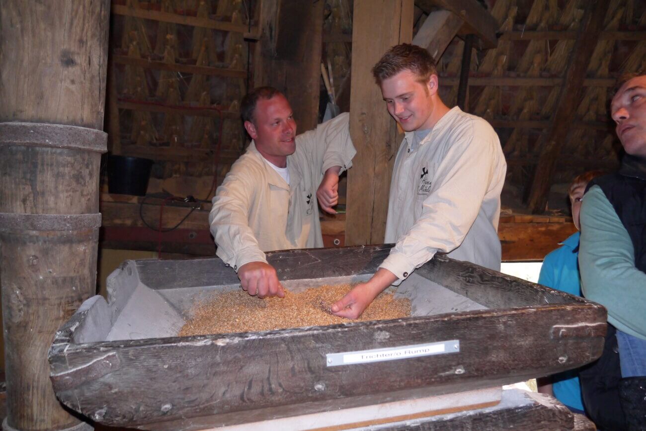 Mahltag an der Hüvener Mühle